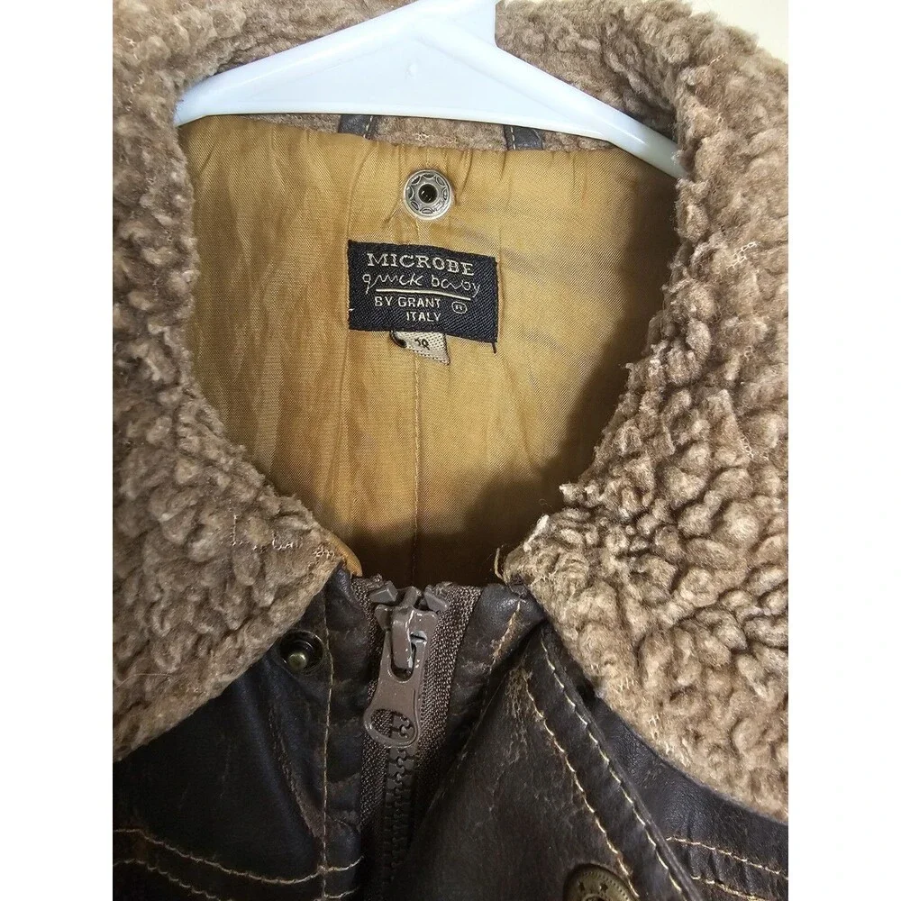 Microbe By Grant Kids Brown Coat Sz 28